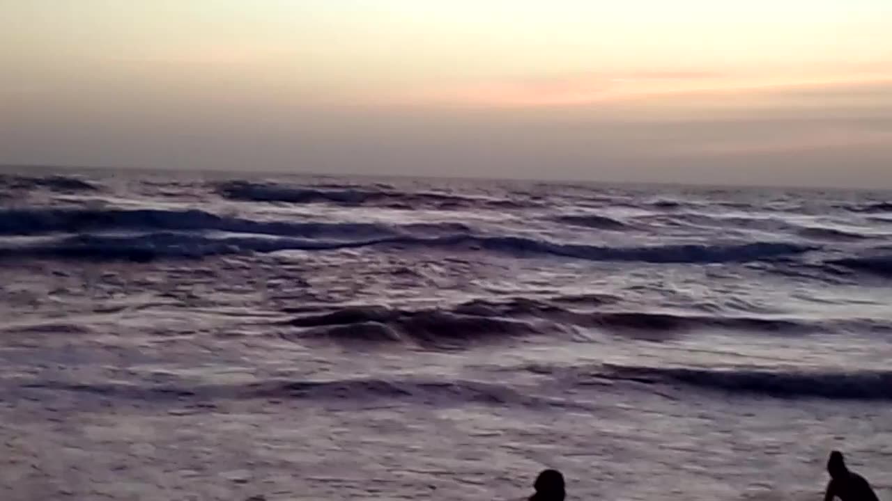 sea in the evening