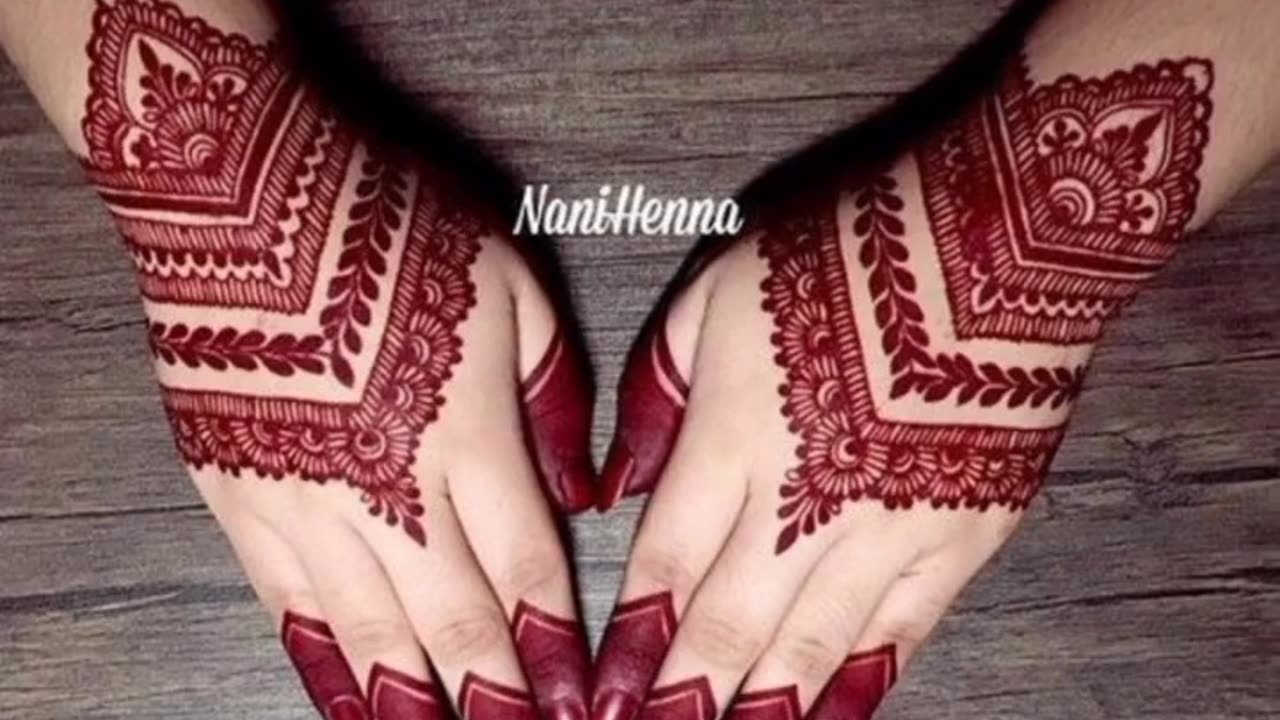 Very much Easy henna design | Henna designs | henna design for hand full back 2024