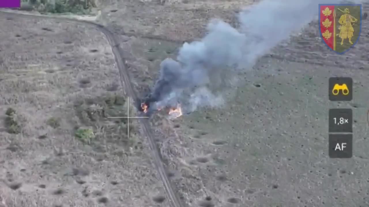 🤩🔥 FPV drone of the 65th brigade destroyed Russian BMP-3 in the