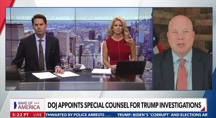 Matt Whitaker: Special Counsel is a Way to Not Take Responsibility