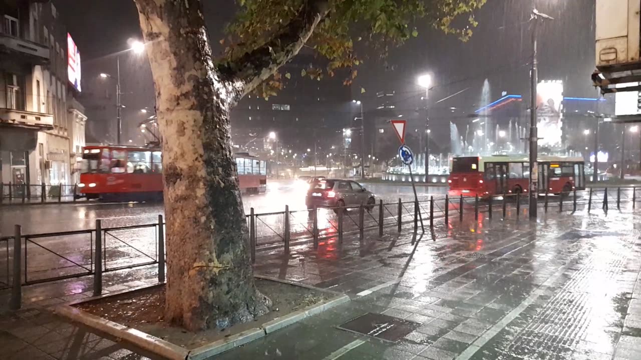 Rain in Belgrade
