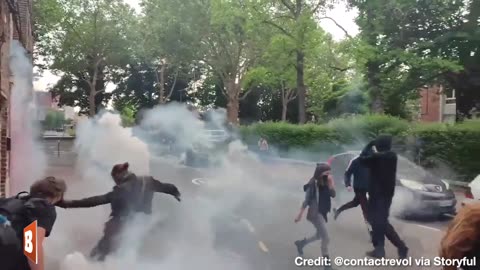 FIRE and DESTRUCTION in Paris After Police Fatally Shoot Fleeing Teen