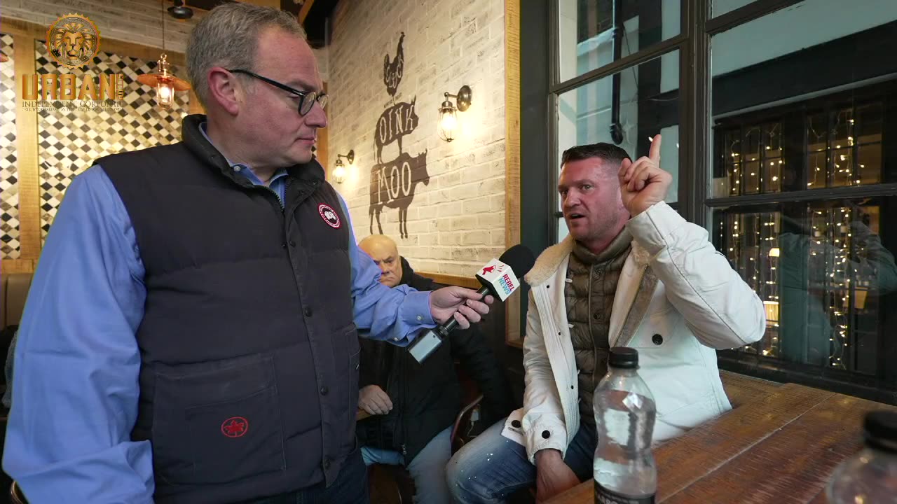 TOMMY LIVE AT LONDONS ANTISEMITISM MARCH