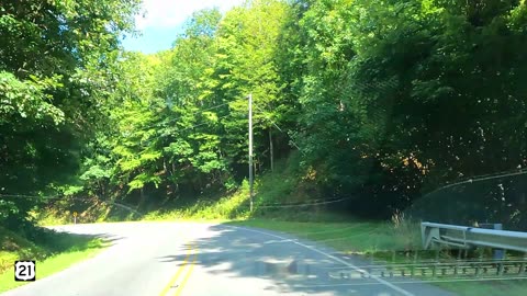 Relaxing Drive Thru Appalachia on Old Hwy US 21