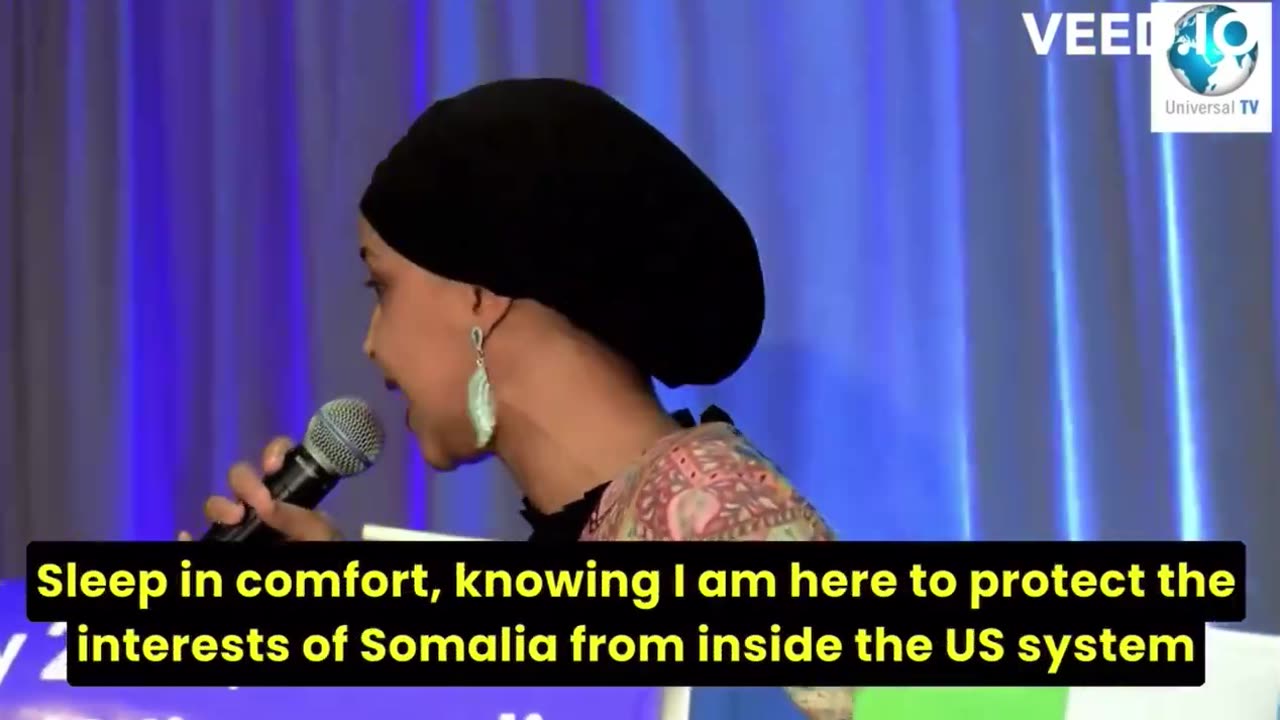 Ilhan Omar saying she makes the US Govt take orders from Somalia