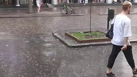 Rain in Odessa city Ua