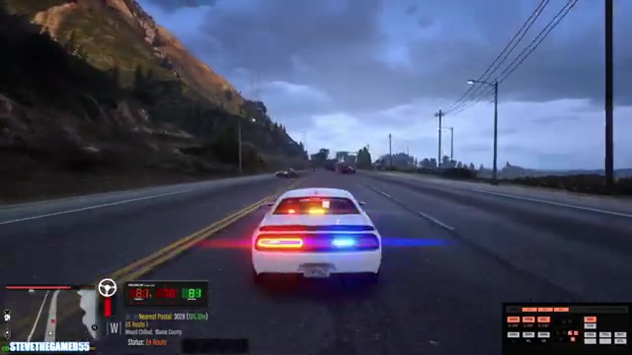 Playing GTA 5 with police car🚔