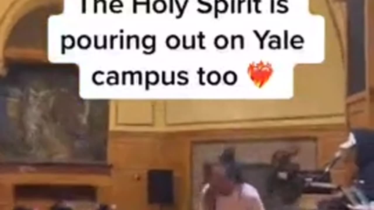 The Holy Spirit is pouring out on Yale campus