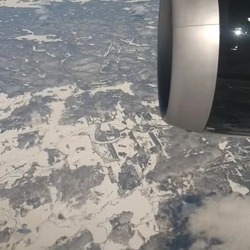 Flying above Canada