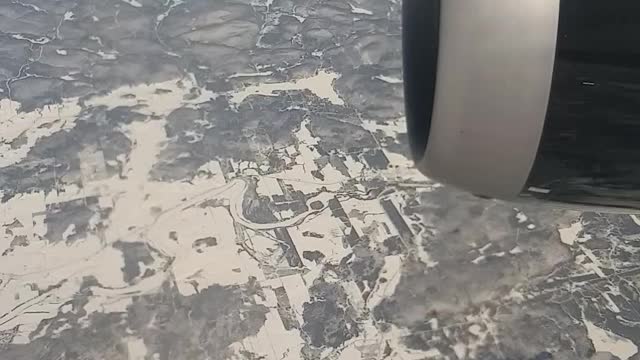 Flying above Canada