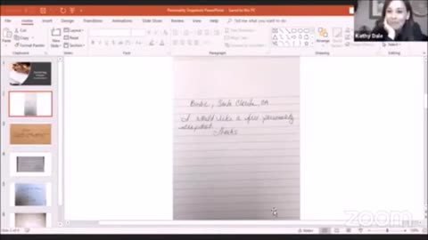 📌 Live Handwriting Analysis with Mozelle Martin & Life Coach Kathy Dale (2017)
