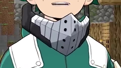 If Minecraft was an anime #dragonball #mha #vrchat #anime #minecraft #gaming
