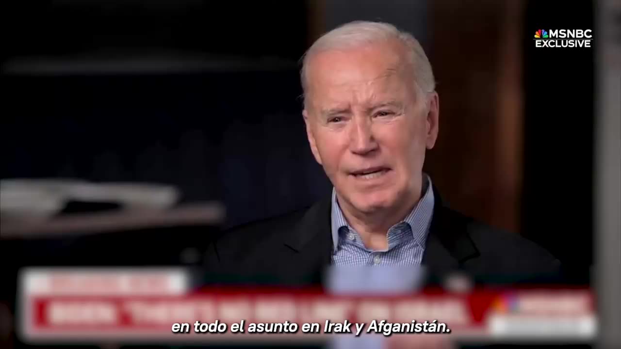 “No debimos meternos en Ucrania”: Biden se equivoca