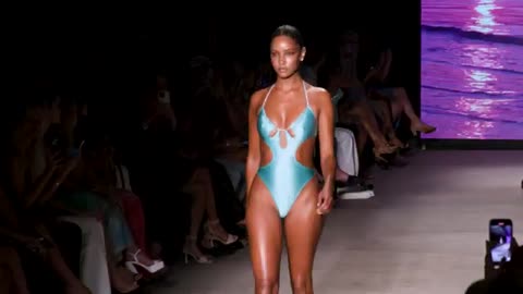 4K 60P] Oh Polly Swim show | Miami Swim Week 2024| Paraiso Miami Beach