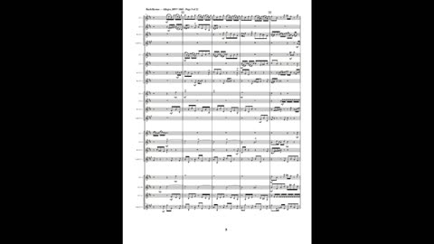 J.S. Bach – Concerto in A Minor, BWV 1065 (Clarinet Choir)