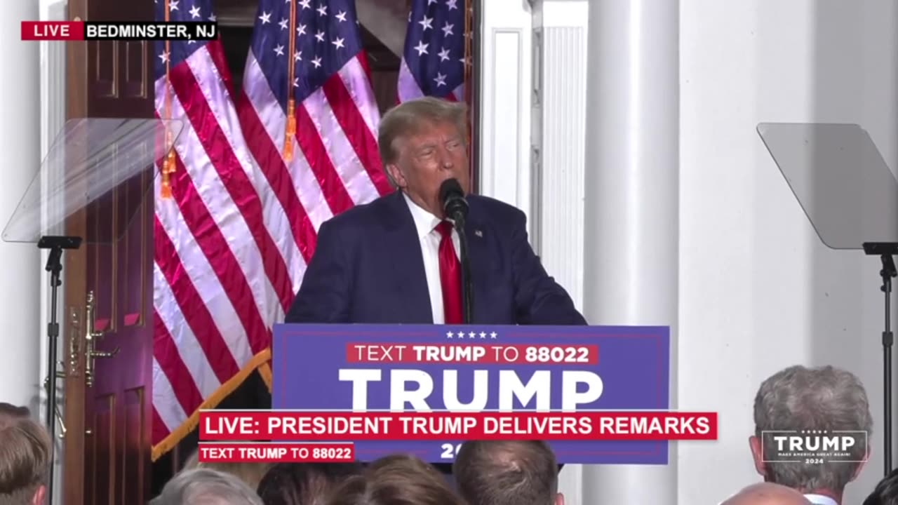 Trump speech after indictment Bedminster, NJ June 13, 2023