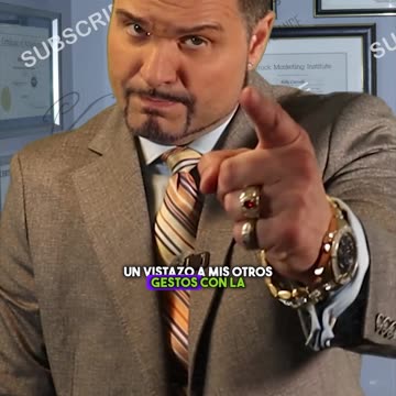 ¡Gestos con las manos de negocios! Este significa "yo"