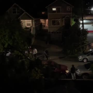 Teens in Seattle argue in street and then the shooting starts. Bullets sent into bystander house