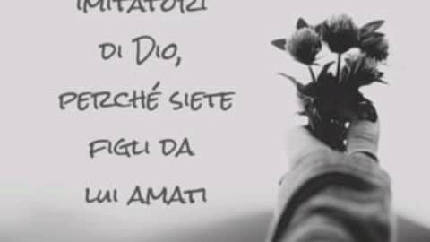 Efesini 5:1,2 - Siate imitatori di Gesù Cristo la bestemmia contro lo Spirito non sarà perdonata.a chiunque parli contro lo Spirito Santo, non sarà perdonato né in questo mondo né in quello futuro.Parola del Signore.
