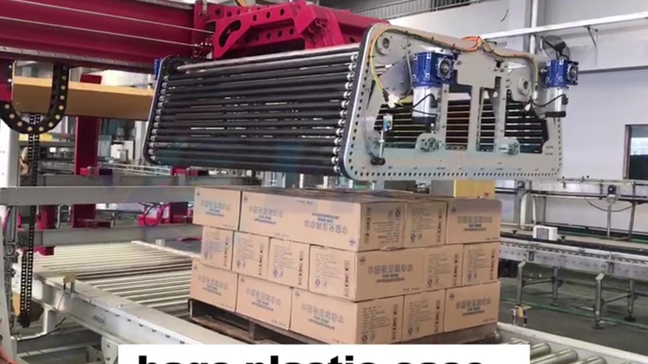 ROBOT PALLETIZER FOR CARTONS #palletizer #robotpalletizer #foryou #machine