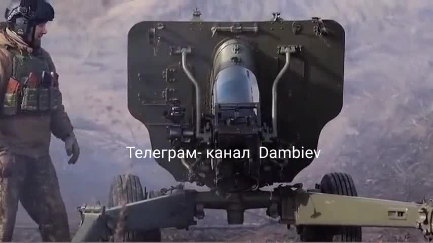 The Ukrainian Armed Forces have spotted a mountain howitzer of Italian origin, model 1956.