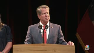 Georgia Gov. Brian Kemp Gives Victory Speech In 2022 Midterms