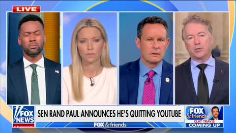 Rand Paul Announces He Will Leave YouTube For Rumble!
