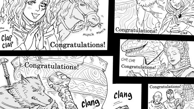 Elden Ring Ranni Marriage Bonus Ending comic by baalbuddy