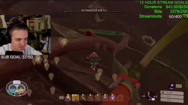 How to 🧀 Bombardier Beetles on Grounded #shorts J Red