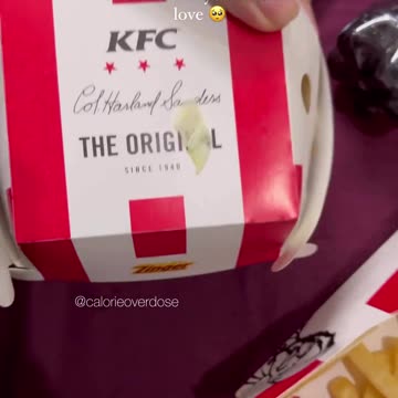 When KFC is your ultimate love 😘