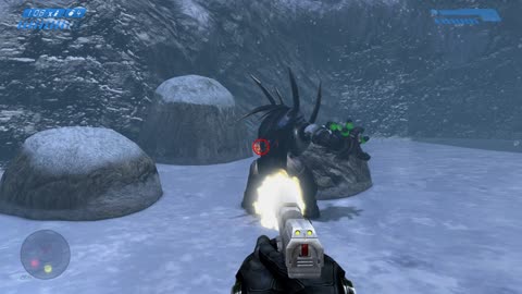 Halo Magnum Taking Out Two Hunteres