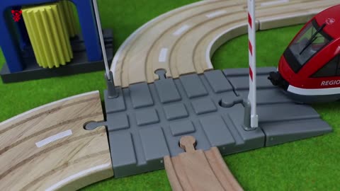 Tram for kids and wooden brio trains for kids - railway for kids