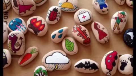 Latest and Awesome pebble painting designscute rock painting designs 2022
