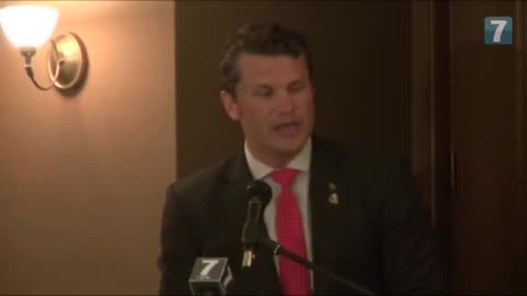 (Aug, 2016) Pete Hegseth explains how Americans are largely "asleep" unlike wise Israelis and suggests he's preparing his young boys to fight future wars "side by side" with Israel.