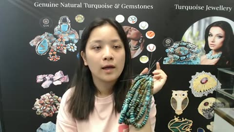 20240902-02 Natural turquoise spiny oster Burma jadeite 16inch 14gram Spiritual and Healing Jewelry