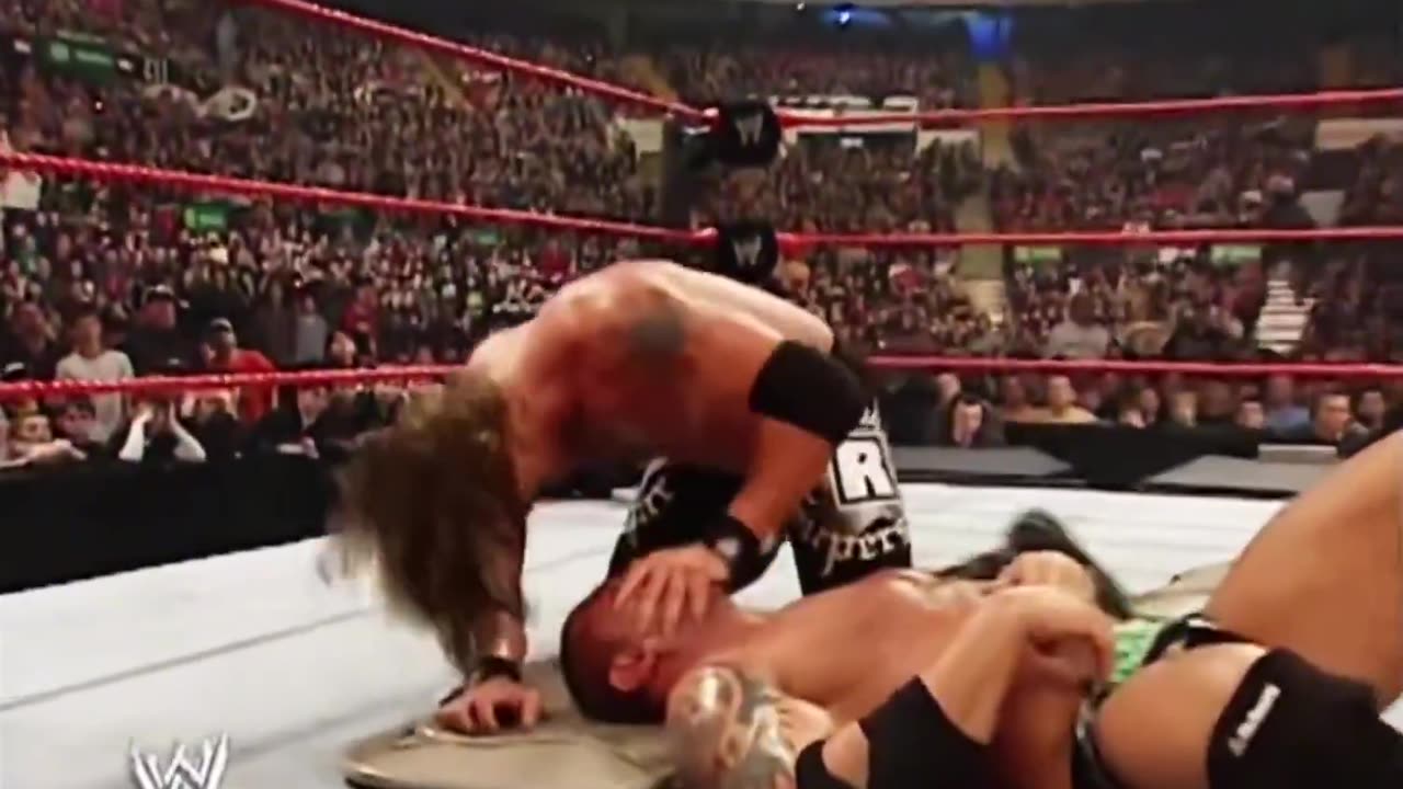 Edge vs Undertaker.vs Batista Armageddon Highlights