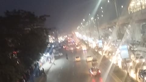 Murree Road Night View Rawalpindi