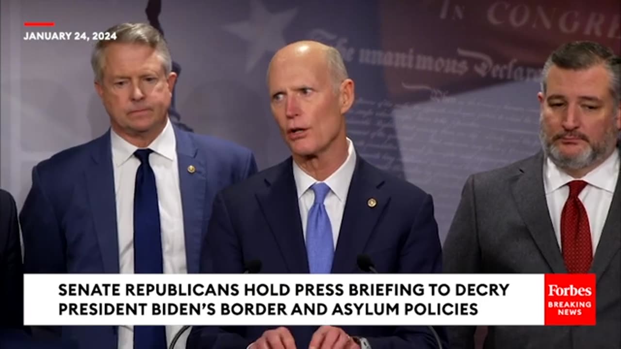 BREAKING NEWS: Senate Republicans Lambast Biden's Border And Immigration Policies, Demand Change.