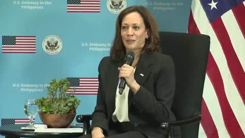 Kamala Harris Sees Herself As A "Joyful Warrior" In CREEPY Remarks