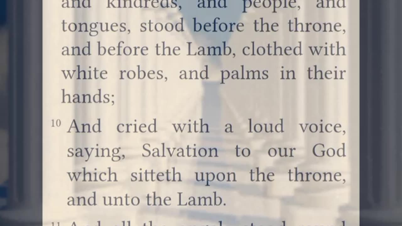 The lamb in the midst