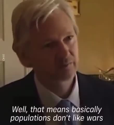 POPULATIONS DON’T LIKE WARS THEY MUST BE FOOLED INTO THEM