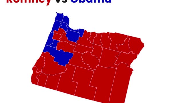 Oregon's 20-Year County Level Presidential Election Shifts: Unpacking Trump's Impact in 20 Seconds