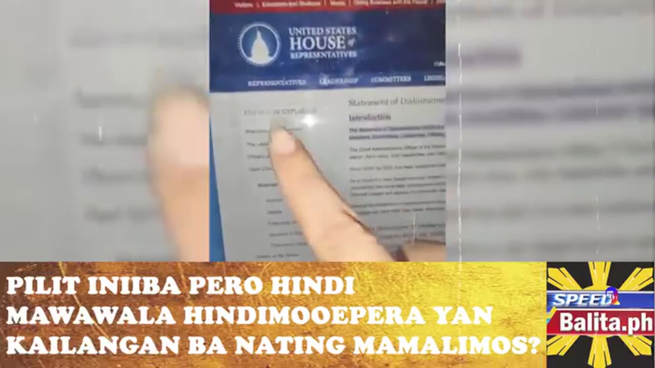 Pilit iniiba pero hindi mawawala hindi MOOEpera yan kailangan ba nating mamalimos sa America