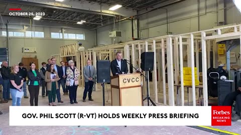 Vermont Gov. Phil Scott Holds Weekly Press Briefing