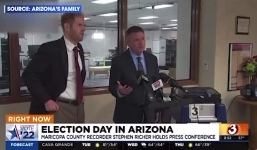 Confirmed: 20% of Maricopa County’s tabulators are not working. 1 out of 5 not being counted