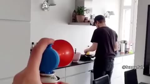 Air horn pranks🤣🤣