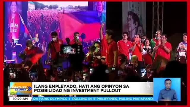 Ilang empleyado, hati ang opinyon sa posibilidad nginvestment pullout
