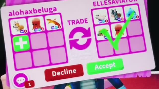 help… she told me she got offered n parrot but preferred megas