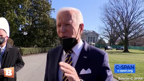 Biden Removes Mask in Front of Reporters!!!