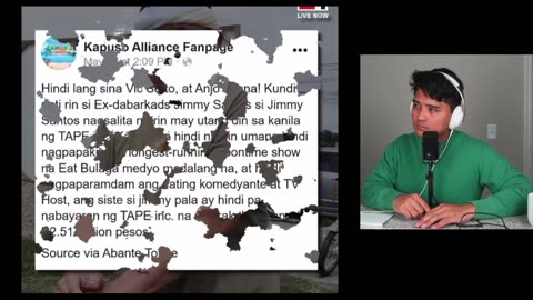 JIMMY SANTOS HINDI RIN PALA NABAYARAN NG TAPE INC